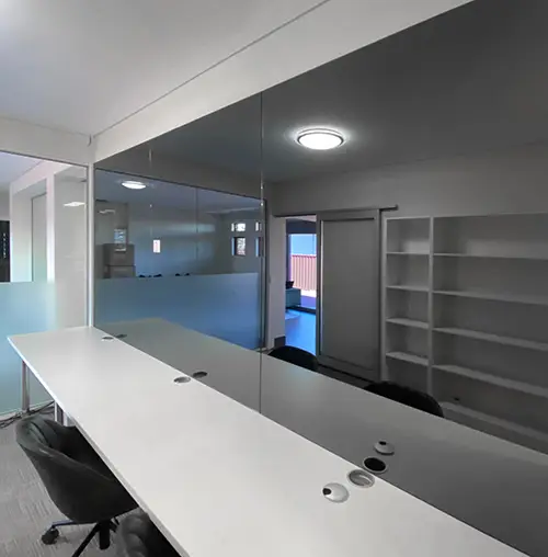 Reflective Mirror Glass for Local Business Offices